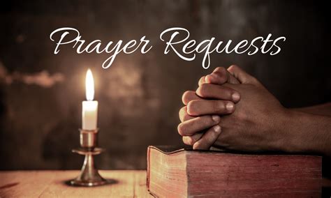 Prayer requests - The 700 Club Prayer Center brings your concerns to God in prayer. If you need ongoing support, we encourage you to contact the pastor of your local church. If you don't belong to a local church, please check out our church finder. With the guidance of your pastor, you might also consider seeking professional Christian counseling.